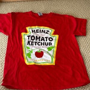 Unisex mens M heinz tomato ketchup Pittsburgh t shirt